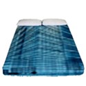 Architecture Blue Drawing Engineering City Modern Building Exterior Fitted Sheet (Queen Size) View1