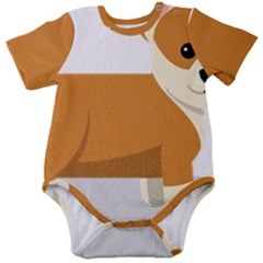 Corgi Dog Puppy Baby Short Sleeve Bodysuit by 99art