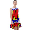 Zap Comic Book Fight Frill Swing Dress View1