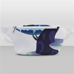 Tree-mushrooms-art-trunk-artwork Waist Bag  by 99art