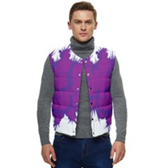 Explosion-firecracker-pyrotechnics Men s Short Button Up Puffer Vest	 by 99art