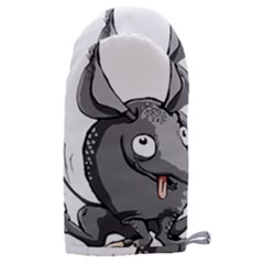 Animal-armadillo-armored-ball- Microwave Oven Glove by 99art