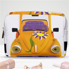 Car-transportation-cartoon-comic Make Up Pouch (medium) by 99art