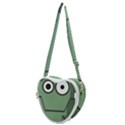 Cartoon-cute-frankenstein-halloween Heart Shoulder Bag View1