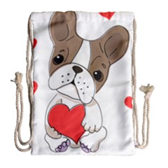 Animation-dog-cute-animate-comic Drawstring Bag (large) by 99art