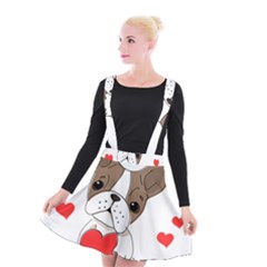 Animation-dog-cute-animate-comic Suspender Skater Skirt by 99art