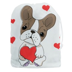 Animation-dog-cute-animate-comic Drawstring Pouch (3xl) by 99art