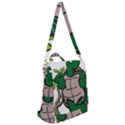 Amphibian-animal-cartoon-reptile Crossbody Backpack View2