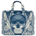 Skull Drawing MacBook Pro 16  Double Pocket Laptop Bag  View1