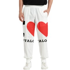 I Love Cantaloupe  Men s Elastic Waist Pants by ilovewhateva