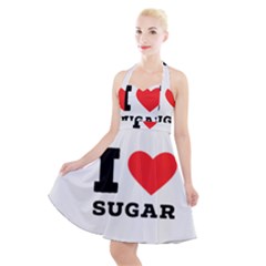 I Love Sugar  Halter Party Swing Dress  by ilovewhateva