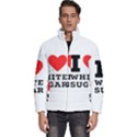 I love white sugar Men s Puffer Bubble Jacket Coat View1