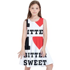 I Love Bitter Sweet Kids  Skater Dress by ilovewhateva