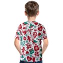 Background Vector Texture Christmas Winter Pattern Seamless Kids  Cotton Tee View2