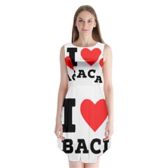 I Love Baci  Sleeveless Chiffon Dress   by ilovewhateva