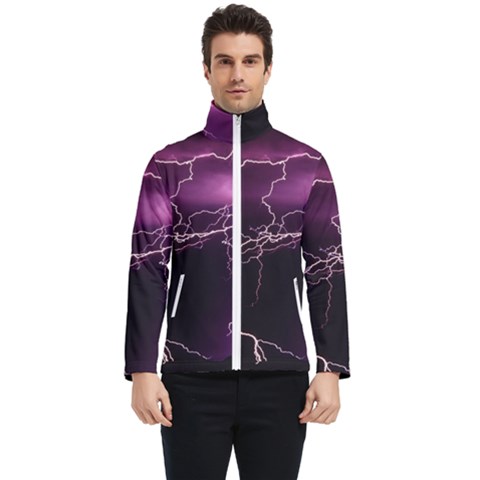 Storm Flashlight Space Nature Men s Bomber Jacket by Cowasu