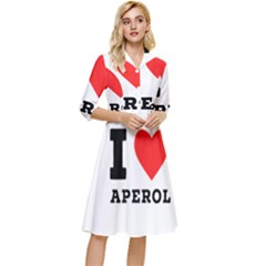 I Love Aperol Classy Knee Length Dress by ilovewhateva