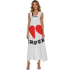 I Love Aperol V-neck Sleeveless Loose Fit Overalls by ilovewhateva