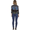 New York Night Central Park Skyscrapers Skyline Women s Casual 3/4 Sleeve Spring Jacket View4