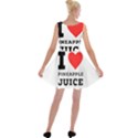 I love pineapple juice Velvet Skater Dress View2