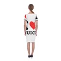 I love juice Classic Short Sleeve Midi Dress View2