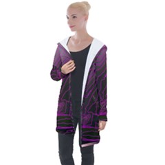 Pink Storm Pink Lightning Longline Hooded Cardigan by Bangk1t