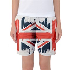 Union Jack England Uk United Kingdom London Women s Basketball Shorts by Bangk1t