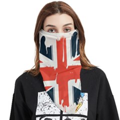 Union Jack England Uk United Kingdom London Face Covering Bandana (triangle) by Bangk1t