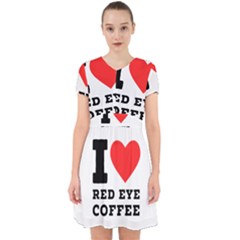 I Love Red Eye Coffee Adorable In Chiffon Dress by ilovewhateva