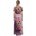 Cookies Valentine Heart Holiday Gift Love High Waist Short Sleeve Maxi Dress View2