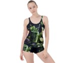 Drink Spinach Smooth Apple Ginger Boyleg Tankini Set  View1