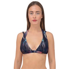 Elephant Tusks Trunk Wildlife Africa Double Strap Halter Bikini Top by Ndabl3x