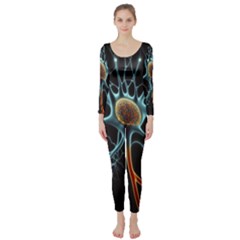 Organism Neon Science Long Sleeve Catsuit by Ndabl3x