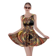 Geometric Art Fractal Abstract Art Skater Dress by Ndabl3x