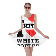 I Love White Coffee Skater Dress by ilovewhateva