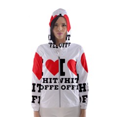 I Love White Coffee Women s Hooded Windbreaker by ilovewhateva