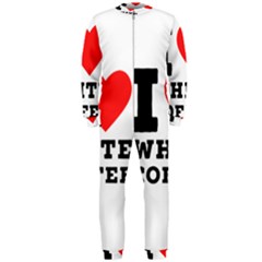 I Love White Coffee Onepiece Jumpsuit (men) by ilovewhateva