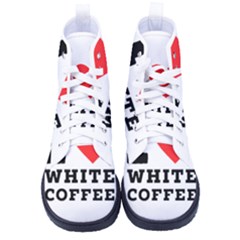 I Love White Coffee Women s Hi-top Skate Sneakers by ilovewhateva