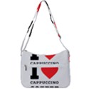 I love cappuccino coffee Zip Up Shoulder Bag View3