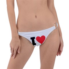 I Love Tomatoes Sauce Ring Detail Bikini Bottoms by ilovewhateva