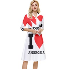 I Love Ambrosia Classy Knee Length Dress by ilovewhateva