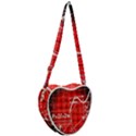 Geometry Mathematics Cube Heart Shoulder Bag View2