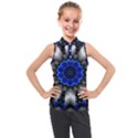 Kaleidoscope Abstract Round Kids  Sleeveless Polo Tee View1