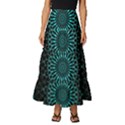 Ornament District Turquoise Tiered Ruffle Maxi Skirt View1