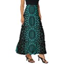 Ornament District Turquoise Tiered Ruffle Maxi Skirt View3