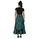 Ornament District Turquoise Tiered Ruffle Maxi Skirt View4