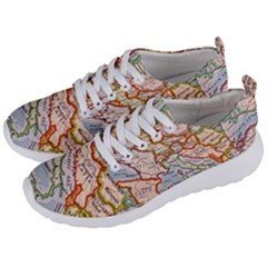 Map Europe Globe Countries States Men s Lightweight Sports Shoes by Ndabl3x