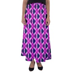 Digital Art Artwork Abstract Flared Maxi Skirt by Ndabl3x