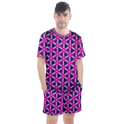 Digital Art Artwork Abstract Men s Mesh Tee And Shorts Set by Ndabl3x