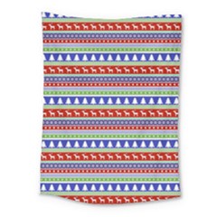 Christmas Color Stripes Pattern Medium Tapestry by Ndabl3x